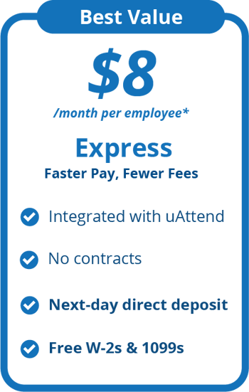 Express Plan Payroll in uAttend Express Plan Payroll in uAttend